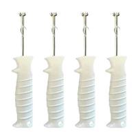 4pc Fishhook Extractors Tool Quick Release Hook Detacher Disconnect Removal Tool Compacts Fishing Accessories Enduring 1 white