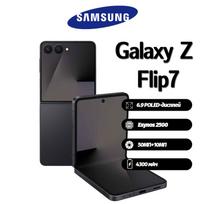 Samsung Galaxy Z Flip 7 išmanusis telefonas palaiko Nano-SIM+eSIM, visiškai naujas 256GB juoda
