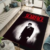 Scarface Tony 3D spausdinimo filmo kilimas kilimėlis miegamojo svetainės namų sofos dekoravimui, vaikų žaidimų didelis dekoras grindų kilimėlis dovana 50x80cm