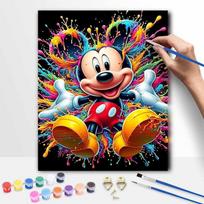 Disney Mickey Mouse colorful oil painting by numbers art kit. handmade diy painting home decoration gifts 50x70cm