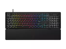CORSAIR SKIFF 100 Wired RGB Membrane Gaming Keyboard, 10-Zoned RGB LED