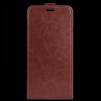 Vertikalus atverčiamas odinis dėklas, skirtas Samsung Galaxy A17 A27 A37 A57 A16 M36 Xcover 7 Pro A26 A36 A07 S24 S26 Plus S25 FE Telefonui Galaxy S21+ 5G ruda