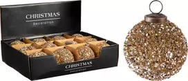 Eglutės žaisliukas A75202500, aukso, stiklas