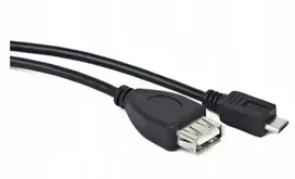 NKA-0614 OTG USB-A / Micro USB 0.15m Black