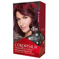 Revlon, Colorsilk, Permanent Hair Dye, 34 Burgundy, 130 ml
