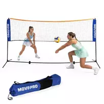 Universal 305x140 cm 3-in-1 adjustable net for badminton volleyball tennis with bag, MOVEPRO