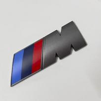 BMW M Performance 3D Emblem ABS Glossy Black Front Grille & Rear Trunk Badge Sticker for M3 M5 X3 X5 Models Car Styling Upgrade gam00 5.4x2cm