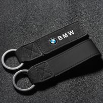 Car Emblem Keychain Suede Leather Keyring Pendant Gifts For BMW M X1 X2 X3 X5 X6 E46 E39 E90 E36E60 E34 E30 F30 G20 Accessories cwbn50 juoda