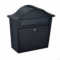 WallMounted Locking Mailbox Lockable Rainproof Secure Metal Mail Box for black