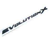 Evolution X Letters ABS Plastic Car Styling Emblem Badge Automobile Refitting Trunk 3D Sticker Decal for Mitsubishi Lancer EVO juoda