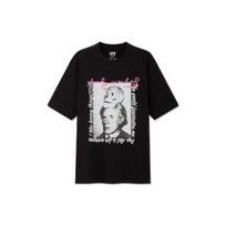 Uniqlo X Andy Warhol Letter Print Drop Shoulder T-Shirt Unisex T-Shirt Black 425888-09 M white