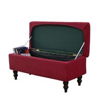 Stretch Shaker Velvet Storage taburetės dangtelis Atvartas pėdų atramos užvalkalas Sofos pėdų atramos užvalkalas Kėdės kojos atramos užvalkalas S vyno raudonos spalvos
