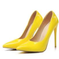 Plius 44 45 46 Prabangūs Batai Super Aukšti 12cm Stiletto Kulnai Moteriški Aukštakulniai Plonais Kulnais Smailianosiai Ofisas Vakarėlis Lakinės Odos Batai 45 brown