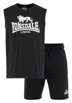 LONSDALE Treningas 'Allanton' juoda / balta