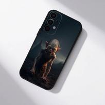 L-Žiedų Valdovas Gollumas telefono dėklas Samsung S25, S24, S21, S22, S23, S30, Ultra, S20, Plus, Fe, Lite, 5G Juodas dangtelis Samsung S205G gray