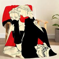 Vintage manga V Veil Kotteri emma aleksander Blanket Soft Throw Blanket for Home Bedroom Bed Sofa Picnic Office Blanket Gift 150x200cm