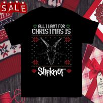 26 All I Want For Christmas Is Slipknot Gift For Fan S to 5XL T-shirt TMB4314 Unisex T-Shirt XL black
