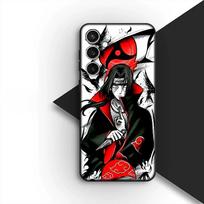 Minkštas dėklas Samsung Galaxy S24 S25 S23 FE Ultra Plus S7 Edge S25+ S23+ A56 5G Dėklas Telefonui Kakashi Narutos Itachi Uchiha Galaxy S25 FE