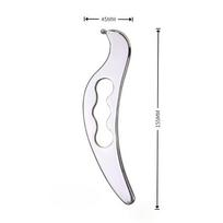 Stainless Steel Gua Sha Guasha Plate Massager Tool Scraper Physical Therapy Loose Muscle Meridian Massage Machine Spa Board Tool white