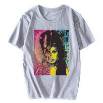 Amy Winehouse Legardry Estampada Camiseta De Manga Corta Camiseta De Mujer Top Hip Hop Harajuku Sleeve Aesthetic Clothes 3XL black