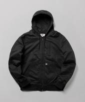Dickies Canvas Padded Zip-Up Hoodie Black Black/L black