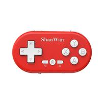 ShanWan Q36 Mini Game Controller Portable Pocket Gamepad for Phone Video Remote Black Chinese red
