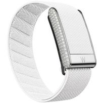 Only for WHOOP 5.0 Crystal Watch Strap Band Nylon W Logo Bracelet Woven Elastic Shiny Diamond Sports Replacement Wristband For WHOOP 5.0 balta