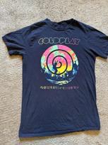 Vintage 2012 Coldplay Mylo Xyloto Live Tour Navy Concert T-Shirt Band M gray