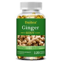 Daitea Ginger Root Supplement, 550mg, Standardized Extract, Rapid Release, 120 Capsules 120 Capsules