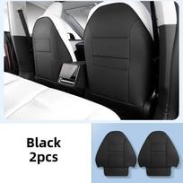 Seat Anti Kick Pad for Tesla Model 3 Highland Model Y Juniper Ultra Fiber Leather Rear Backrest Protective Pad Car Accessories gray