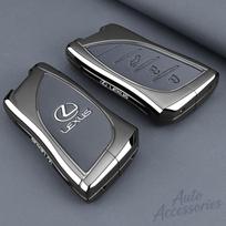 Odinis automobilio rakto dėklas Dangtelis Korpusas Lexus NX ES UX US RC LX GX IS GS RX 200 250h 350 LS 450h 460h 260h UX200 ES350 Priedai black