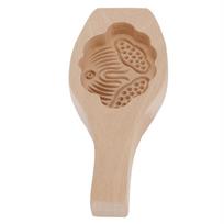 Wood Mooncake Mold DIY Cookies Fondant Cake Baking Mold Kitchen Decoration ToolsLotuses Seeds brown