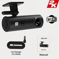 2K HD Car Dash Cam WIFI DVR įrašymo įrenginys Auto Recorder APP Control Black Box su WIFI Voice 24h Parkavimo stebėjimo funkcija automobilio priedai 2K WiFi Dash Cam