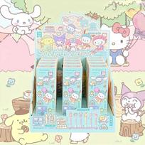 12pcs/lot Sanrio Kitty Melody Kuromi Gel Pen Cute Pochacco 0.5mm Black Ink Neutral Pens Promotional Gift Office School Supplies A juoda