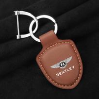 Naujo automobilio apsauginis raktų pakabukas Žiedai Odinis raktų pakabuko laikiklis Pakabukai Dovanos naujam Bentley Flying Spur Continental GT Bentayga Mulsanne ruda