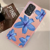 Cartoon Flower Pattern Case for Samsung Galaxy A23 A71 A54 A14 A56 A72 A25 A73 A17 A52 A16 A34 A13 A32 A36 A12 Phone Cover Galaxy A32 5G gray