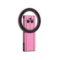 MA60 Sulankstomas magnetinis telefono trikojis 0,8 cm itin plonas dvipusis magnetinis telefono trikojis stalui, tiesioginei transliacijai, vlogams black