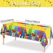 Rainbow Friends Birthday Party Decorations With Unique Cupcake Toppers And Tableware 7 Inch Plate*24 red