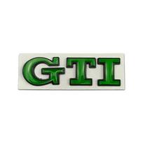 W18Metal GTI Logo Car Rear Trunk Emblem Side Sticker for Volkswagen VW Golf 4 5 6 7 8 Polo  Jetta Tiguan Passat T-Roc MK2 MK5 MK7 green