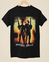 Universal Soldier - Movie Poster Inspired Unisex Black T-Shirt M black