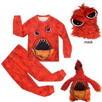 Vaikų Helovino Mumijos Kostiumas Vienas Gabalas Kombinezonas Vaikams Mielas Gydytojo Mumijos Apranga Karnavalui Cosplay 140cm red