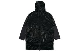 Adidas Originals Liquid Metal Trench Coats Men's Black Hooded Moderate M black