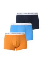 Tommy Hilfiger Underwear Boxer trumpikės 'Essential' tamsiai mėlyna / azuro spalva / oranžinė / balta