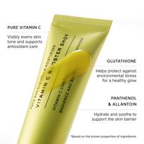 EGNORE Vitamin C Booster Shot Face Moisturizer | Vitamin C + Glutathione Brightening Cream | Hydrating Daily Facial Moisturizer for Dull & Uneven beige