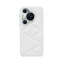 Case For Huawei Pura 70 Pro Plus Pura70 Ultra Cloud Grid Silicone PU Leather Back Cover Luxury Fashion Shell Shockproof Bumper For Pura 70 Pro dramblio kaulas