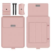 Laptop Sleeve Bag for MacBook Air 13 2026 Model A3240 Laptop Stand Bag with power pack for MacBook Air/Pro 13.3 14 15 16 inch 15-16 inch white