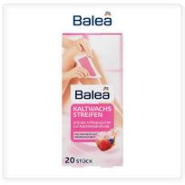 Balea Wax Strips for Body, 20 pcs white