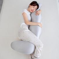 2026 Oil-Gloss Fabric Seahorse Hug Pillow: Long Side Sleeping & Leg-Clamping Pillow for Girls Medium 100x28cm