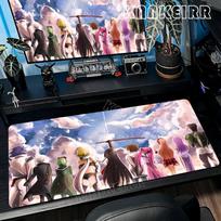 Anime Akame Ga Kill! Mouse Pad Natural Rubber Mousepad Large Gaming LockEdge Thickened Computer Keyboard Table Anti-slip Deskmat 30x60cm gray