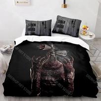 3D Print Siren Head Bedding Set Single Twin Full Queen King Size Siren Head Bed Set Aldult Kid Bedroom Duvetcover Sets EU Single 135*200cm/53x79in 3pcs